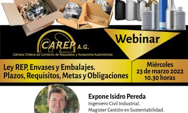 Webinar CAREP AG: Ley REP, envases y embalajes.