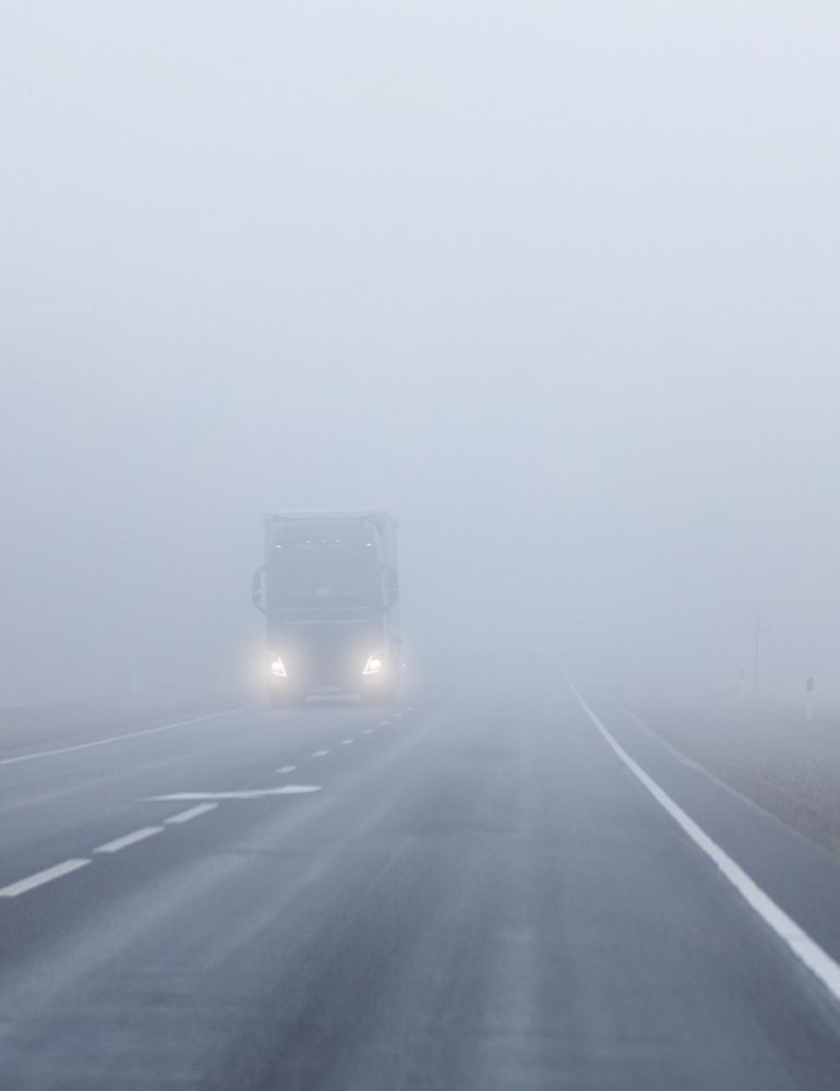 ¿Conoces las demarcaciones que se utilizan en zonas de niebla o neblina?