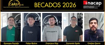 Cinco nuevos talentos se integran al Programa de Becas CAREP 2026