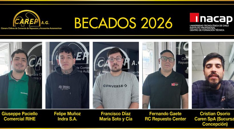 Cinco nuevos talentos se integran al Programa de Becas CAREP 2026