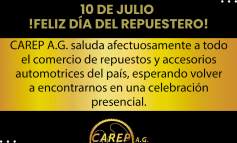 10 de Julio | ¡Feliz Día del Repuestero!