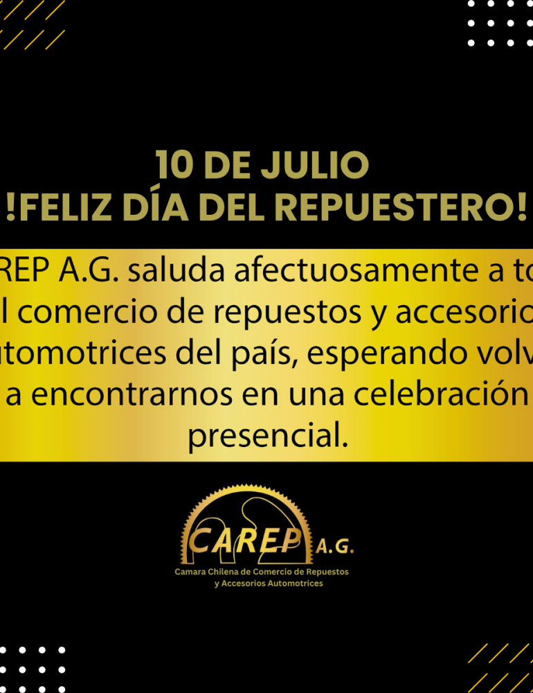 10 de Julio | ¡Feliz Día del Repuestero!