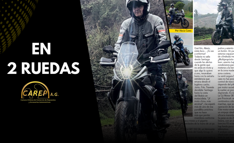 Quién dijo que una moto no climatizaba el viaje