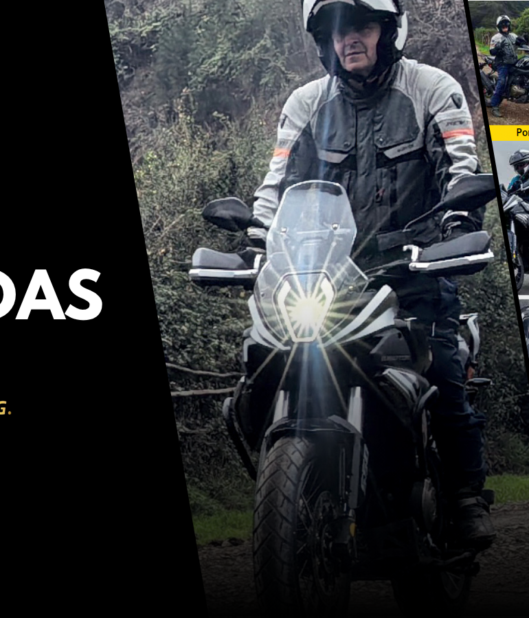 Quién dijo que una moto no climatizaba el viaje