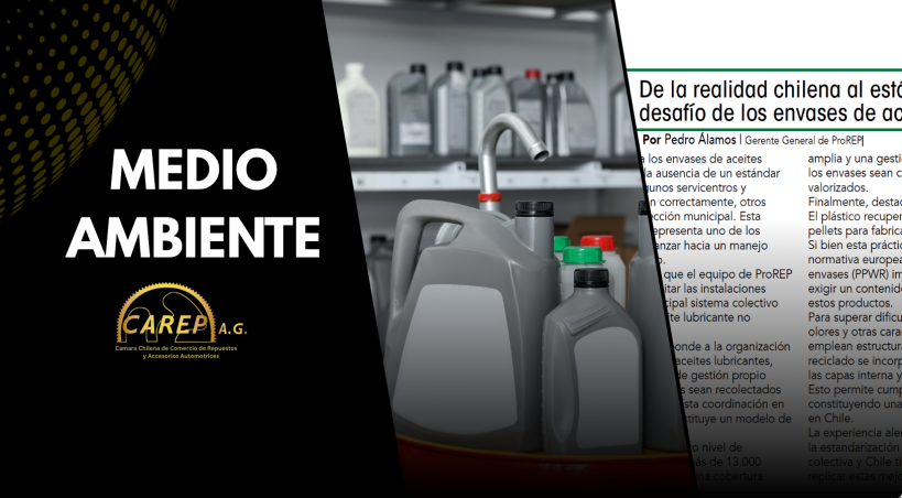 De la realidad chilena al estándar alemán: El desafío de los envases de aceites lubricantes